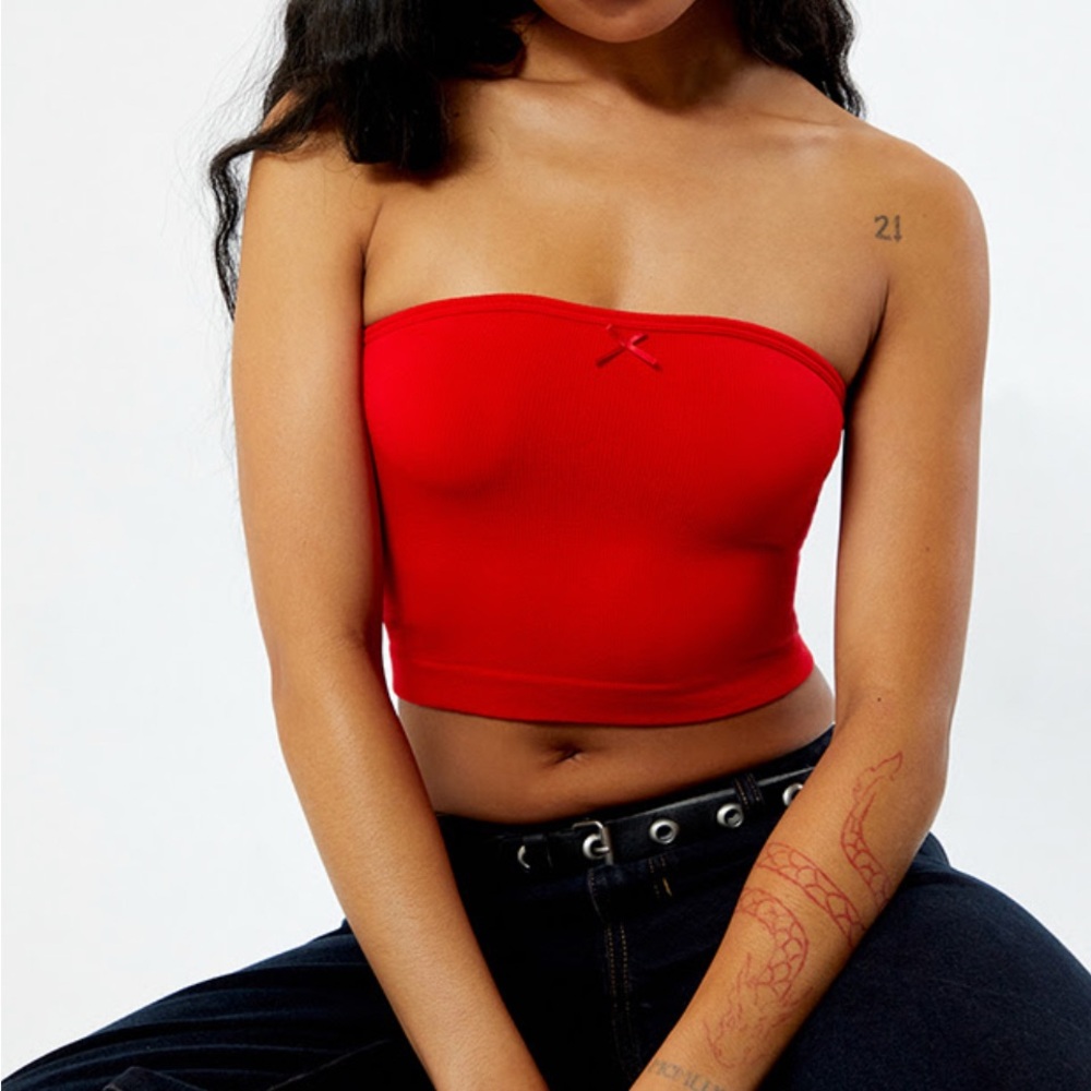 PacSun Red Crop Top - Picture 2 of 2